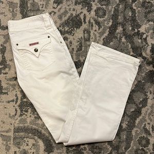 Bright White Flare Jeans by Hudson, sz 29